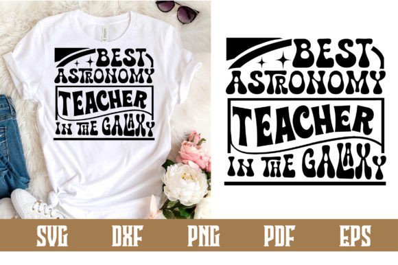 Astronomy Teacher Graphics for Crafts Branding