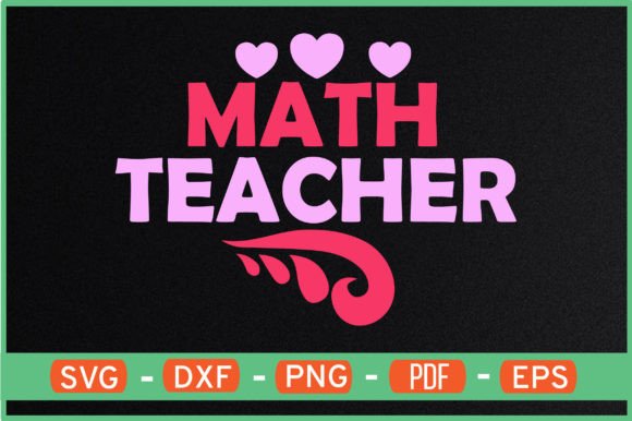 Math Teacher Graphics for Crafts & Blogs