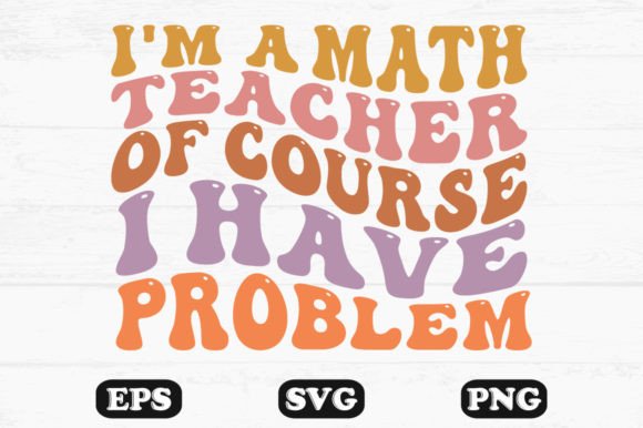 Math Teacher SVG: Retro Graphics for Crafts