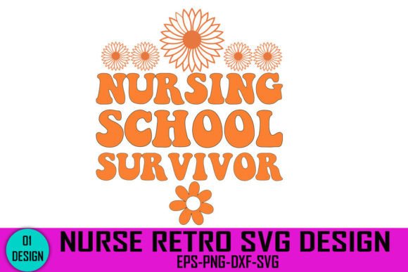 Nursing School Survivor Graphics for Crafts