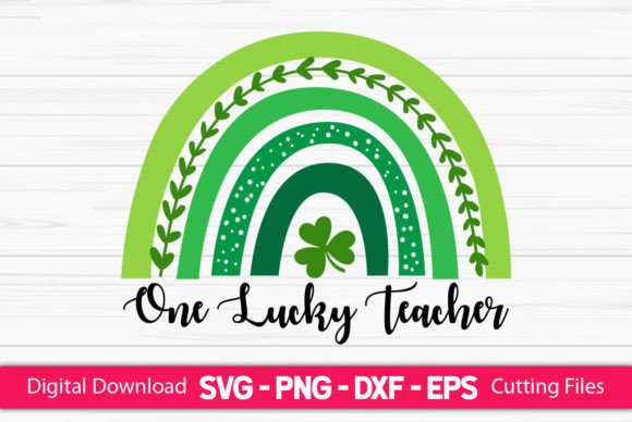 One Lucky Shamrock Teacher Graphics & Crafts
