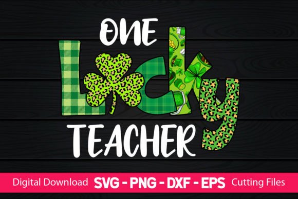 One Lucky Teacher Graphics for Crafts