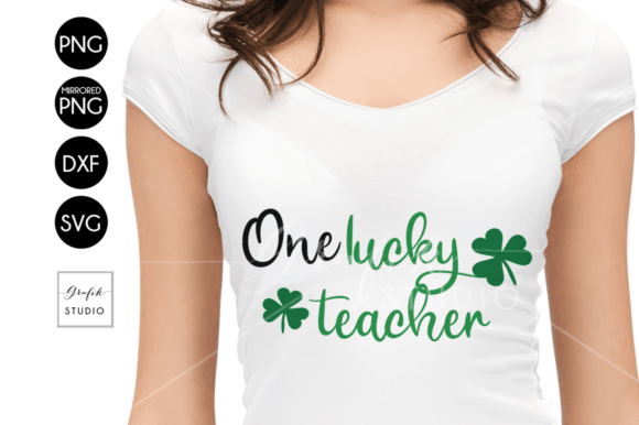 One Lucky Teacher SVG: Graphics for Crafts