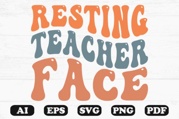 Resting Teacher Face: Retro Graphics for Crafts