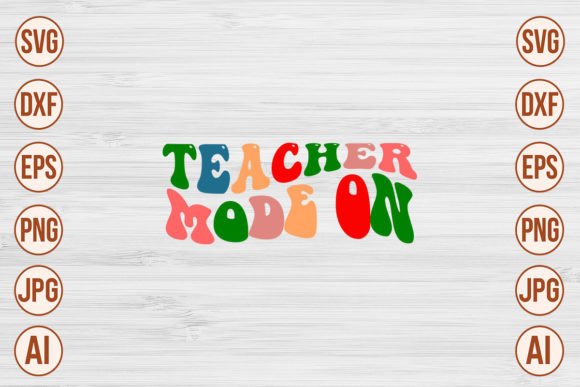 Retro Teacher Mode Graphics for Crafts