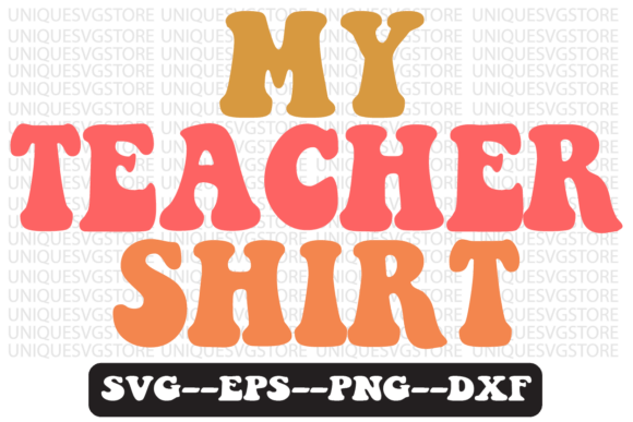 Review: Teacher Shirt Groovy Retro SVG Design