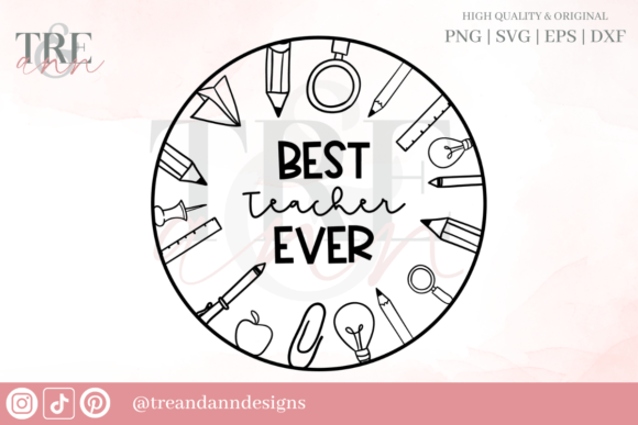 Reviewing the Best Teacher Ever Ornament Design