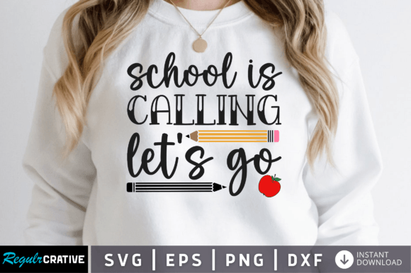 School is Calling SVG: Graphics for Crafts