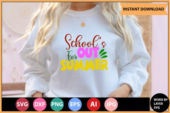 Summer SVG Graphics for Crafts