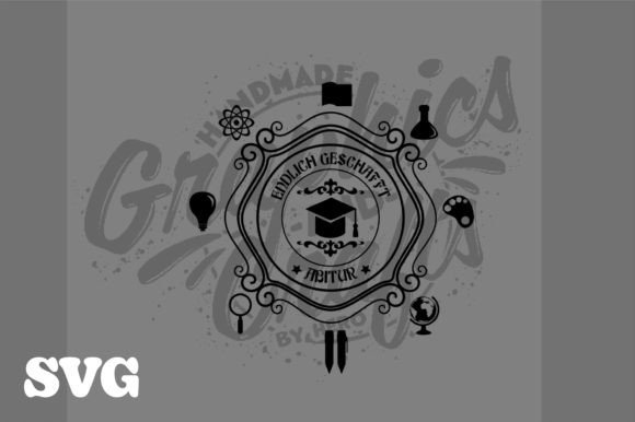 T-Shirt SVG Template, German School Graphics